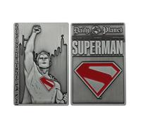 FaNaTtik Superman 2025 Last Son of Krypton Ingot | Edición limitada 5.000 coleccionables numerados | Producto oficial 89 x 59 mm