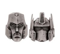 Fanattik transformers - juego de 2 mini cascos de réplica de edición