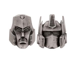 Fanattik transformers - juego de 2 mini cascos de réplica de edición