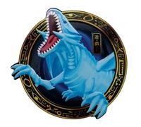 Fanattik yu?gi?oh! placa de resina de dragón blanco con ojos azul