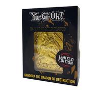 FaNaTtik YU-Gi-Oh! - Réplica de tarjetas Gandra The Dragon of Destruction (chapado en oro)