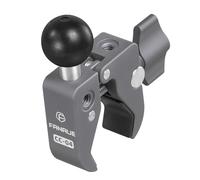 FANAUE Abrazadera de barra fuerte para montaje en la base del manillar con bola de 1 pulgada para rieles de 0.5 a 2 pulgadas de diámetro, compatible con soportes RAM tamaño B, brazo de doble enchufe y