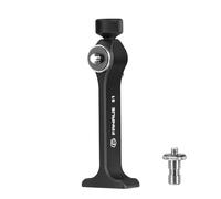 Fanaue Adaptador de trípode binocular de aluminio de liberación rápida, accesorios de montaje universal desmontable con rosca de 1/4-20 pulgadas, compatible con Arca Swiss y cabezal de rosca de 1/4