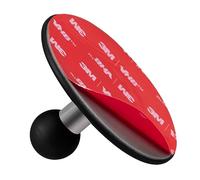FANAUE Base Adaptadora de Montaje con Soporte de Bola de 17mm para Teléfono Celular, Brazos de Doble Enchufe, Lámina Adhesiva para Moto