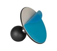 FANAUE Base de Bola Adhesiva Flexible Compatible con Soportes RAM tamaño B, Brazo de Doble Enchufe, Adaptador de Cabeza de Bola de 1 Pulgada para Soporte de teléfono de Motocicleta, Soporte de