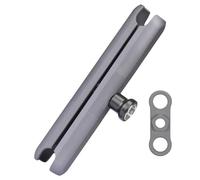 FANAUE Brazo antirrobo de Doble Enchufe Compatible con Soportes RAM, Cabeza de Bola tamaño B y Soporte para teléfono de Bicicleta, se Adapta a Todos los adaptadores de Bola estándar de 1 Pulgada