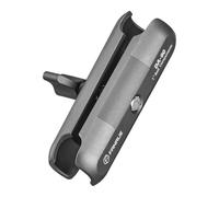 FANAUE Brazo de doble enchufe compatible con soporte RAM tamaño B y soporte de teléfono para motocicleta, se adapta a todos los adaptadores de bola estándar de 1 pulgada (DA-90)