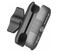 FANAUE Brazo de doble enchufe DA-60 compatible con brazo corto, longitud completa de 2.3 pulgadas, con componentes de bola de tamaño B de 1 pulgada para soportes RAM