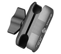 FANAUE Brazo de doble manga compatible con RAM Mount B tamaños cabeza esférica y bicicleta moto soporte de teléfono, adecuado para todos los estándares industriales Adaptador de bola de 1", aluminio