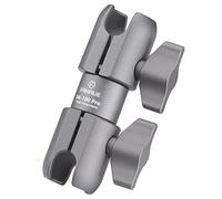 FANAUE Brazo giratorio de doble enchufe compuesto, DA-100PRO de 3.7 pulgadas de longitud, construcción de aluminio, compatible con soportes RAM tamaño B de 1 pulgada componentes de bola