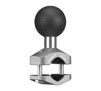 FANAUE CC-06ES Base Adaptadora de Montaje de Bola de Aluminio de 1 pulgada Compatible con RAM mounts B talla Brazo de Doble Enchufe y Motos Bicicleta Soporte Teléfono para 0,4"-0,6" Diámetro Rieles