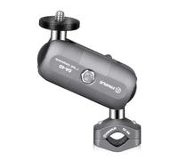 FANAUE GB-02T6 - Adaptador de Cabeza de Bola Doble con Brazo mágico para Monitor de cámara con Rosca de 1/10.2 cm-20 para Canon/Nikon/DSLR/Gopro/Luces LED/Insta360, se Puede Montar en el Manillar de