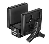 FANAUE GS-01Arca - Soporte para sillín de rifle suizo, abrazadera de trípode de caza con placa de liberación rápida, soporte de trípode de tiro, cabeza de bola de precisión mejorada y adaptador para