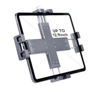 FANAUE PD-02ES Soporte Tablet Coche Compatible con RAM Mount B tamaño Brazo de Doble Enchufe, Rotación de 360° Soporte Salpicadero, Soporte Coche para 8,8-12,9" Tablets y Teléfonos