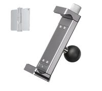 FANAUE Soporte de metal para iPad adaptador de montaje de trípode con adaptador de bola de 1 pulgada, soporte giratorio de 360 ° para iPad, se adapta a tu parabrisas, tablero de vehículos comerciales,