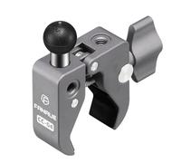 FANAUE - Soporte de teléfono para moto con base de montaje a rótula de 17 mm, un rango de sujeción de 13 a 52 mm, adecuado para manillares de motocicletas y bicicletas