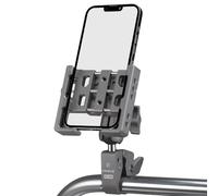 FANAUE - Soporte para teléfono para moto con módulo de amortiguación, aleación de aluminio, compatible con brazos dobles de tamaño B de RAM Mounts, adecuado para smartphones de 4.7 a 7 pulgadas