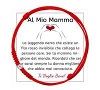 FANCIBAND Pulsera de la suerte hilo rojo del destino, pulsera de cuerda trenzada hecha a mano con cuentas de plata 925, pulsera de la amistad ajustable, regalo para la familia, Plata Algodón, No