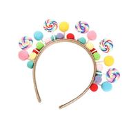Fanciful Candy - Diadema moldeada para niños, fina arcilla para hornear, no se desliza