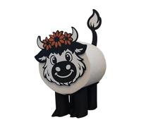 Fanciful Cow Plan - Soporte para papel higiénico de sustancia verde, base fuerte, instalación gratuita, soporte de papel para uso en la habitación