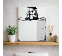 Fanciful - lona decorativo para pared, diseño minimalista y moderno para sala de estar, recámara, oficina, obras de arte estéticas del hogar, 8 x 10 pulgadas