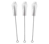 fancility® 3 cepillos de limpieza para grupos de preparación para cafeteras automáticas y máquinas de café, limpieza interior, cepillos de nailon, 20-30 mm