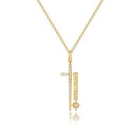 FANCIME Harry Potter x Collaboration - Harry Potter/Hermione/Ron/Malfoy/Dumbledore Wand Necklace, Gold, Sterling Silver Pendant Necklace Jewellery Gift for Women Girls