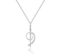 FANCIME Harry Potter x Collaboration - Harry Potter/Hermione/Ron/Malfoy/Dumbledore Wand Necklace, Gold, Sterling Silver Colgante Necklace Jewellery Gift for Women Girls, Plata esterlina