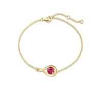 FANCIME Pulsera de plata de ley 925 con piedra natal infinita, caja de joyería fina para Navidad, cumpleaños, día de San Valentín, día de la madre, regalo para mujeres y madres, Medium, Plata de ley
