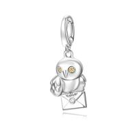 FANCIME x Harry Potter Colaboración - Amuletos, joyas de plata de ley para mujer y niña, Plata de ley