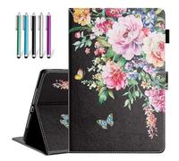 Fancity Funda para iPad de 10,2 pulgadas de 9/8/7ª generación (2021 2020 2019 lanzamiento), Smart Auto Sleep/Wach Cover con soporte para bolígrafo, ranura para tarjetas, funda a prueba de golpes para