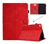Fancity Funda para iPad Mini 5/4/3/2/1 - Smart Wake Sleep Flip Stand con ranura para tarjetas, soporte para lápices, protección de TPU de gamuza suave, color rojo