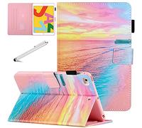FANCITY Funda para iPad Mini 5, Mini 4 Mini 3 2 Funda con función de encendido y apagado inteligente, funda de piel sintética suave con ranura para tarjetas para Apple iPad Mini 1 2 3 4 5 - Sunset