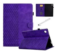 Fancity Funda para Samsung Galaxy Tab A8 de 10.5 pulgadas, versión 2022, soporte para lápiz y ranura para tarjeta para Tab A8 2022 [SM-X200/X205/X207], morado