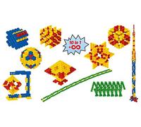 Fanclastic- Juego de geometría 10 en 1 Juguete de construcción 223 Piezas, Color Amarillo/Azul/Rojo/Verde (100633)