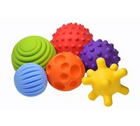 FANCY Baby 6 Pelotas Sensoriales para Bebés de 6 Meses, Juguetes Sensoriales para Bebé, Pelotas Sensorial para Bebés, Juguetes de Agua