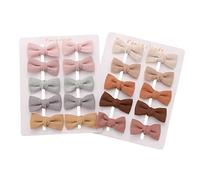 FANCY CLOUDS Baby Hair Clips with Baby Girl Bows,20pc Boutique Handmade Fully Lined Hair Barrettes Hair Accessories for All Age Girls Toddlers Infants