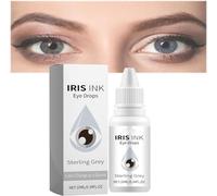Fancy Drops Change Your Eye Color,IrisInk Eye Drops,Eye Color Changing Drops,Visibly Change Eye Color in Just 2 Hours Lighten & Brighten Your Eye Color (Grey)