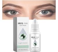 Fancy Drops Change Your Eye Color,IrisInk Eye Drops,Eye Color Changing Drops,Visibly Change Eye Color in Just 2 Hours Lighten & Brighten Your Eye Color (Green)