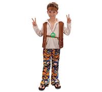 Fancy Me Niño 4 Piezas 1960s 1970s Hippy Festival Disfraz 4-14 años - 12-14 Años