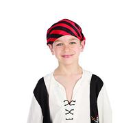 Fancy Me Niños 4 Piezas Rojo Negro Pirata Fiesta Semana del Día Mundial del Libro Halloween Carnaval Disfraz 4-12 AÑOS - 7-9 Years