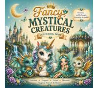 Fancy Mystical Creatures Colouring Book: Cute Dragons, Mermaids, Unicorns, Fairies, Griffins & More to Colour (MoonWhisker Publishing)