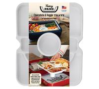 Fancy Panz CharcuterieVeggie Trayz Insert White For Use with Classic and Premium Fancy Panz Made in USA Cold pack fits u