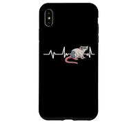 Fancy Pet Rat Heartbeat EKG Stuff Accessories Pulse Line Carcasa para iPhone XS MAX