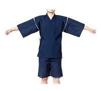 Fancy Pumpkin [Tamaño XL K01] Traje de Pijama Kimono de Estilo Japonés para Hombre