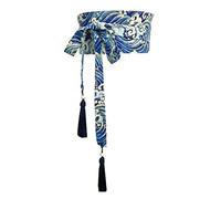 Fancy Pumpkin Vintage Yukata japonés Kimono túnica Cinturón de Obi Cintura Harajuku-D8