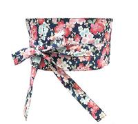 Fancy Pumpkin Vintage Yukata japonés Kimono túnica OBI Cinturón Harajuku Cintura-D9