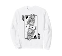 Fancy Rat Lover King of Hearts Funny Pet Roedor Pop Art Sudadera