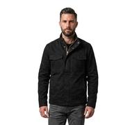 Fancyd Chaqueta de algodón para hombre M65 Field Jacket - US Army Field Jacket para hombre, color negro estilo militar, Negro, S