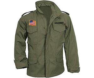 Fancyd John Rambo First Blood M65 Military - Chaqueta de algodón verde militar de EE. UU, Verde militar - Algodón - Para Hombre, XXL